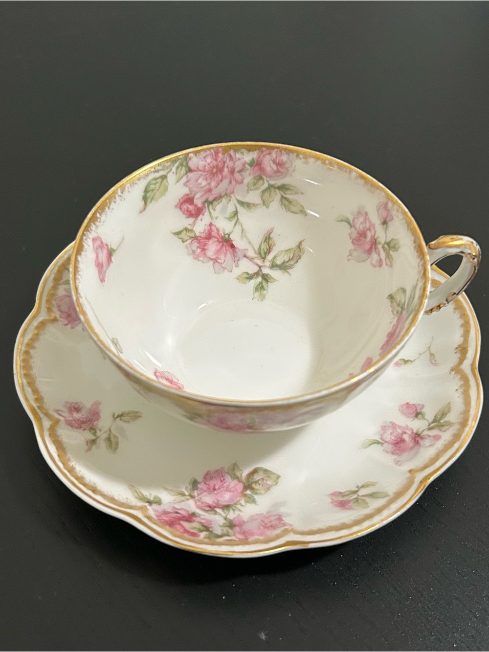 🔻🔻sale Vintage Haviland Limoges France Teacup & Saucer Set – Double Gold